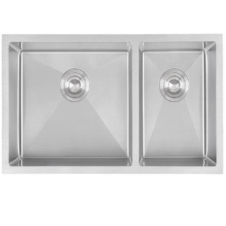 LIVINOX BUILT IN UNDERMOUNT SINK LUS-8647 STAINLESS STEEL 304 2BOWLS 86CM
