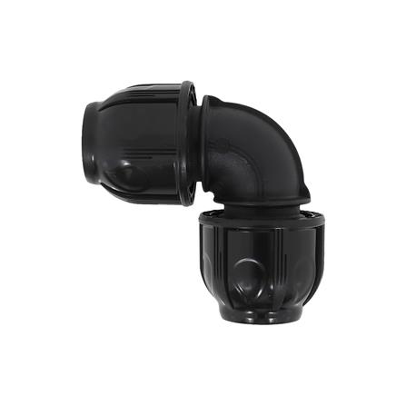 SPRING PE COMPRESSION ELBOW FITTING 20MM