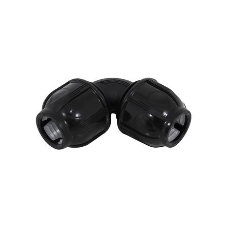 SPRING PE COMPRESSION ELBOW FITTING 20MM