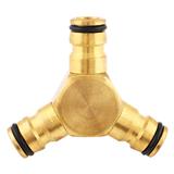 SPRING 3-WAY BRASS HOSE FITTING NB-B3-WAY 5/8&rdquo;