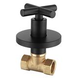 LIVINOX CONCEALED STOP VALVE QUARTER TURN LT-SV010BK BLACK