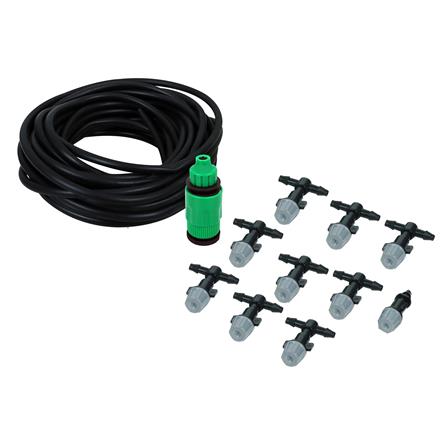 SPRING MIST IRRIGATION KIT WITH 10-METER TUBING 10-NOZZLE