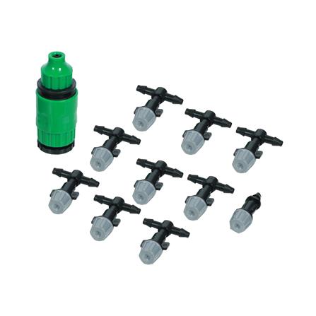 SPRING MIST IRRIGATION KIT WITH 10-METER TUBING 10-NOZZLE