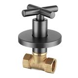 LIVINOX CONCEALED STOP VALVE QUARTER TURN LT-SV010GM GUN METAL