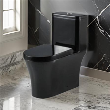 SORENTO 1P TOILET SRTWC8318-RL-BL H75.5XW37XD69 CM BLACK