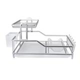 ALUMINIUM DISH RACK 2TIER,TRAY SAKURA