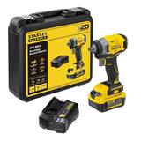 STANLEY CORDLESS 20V BRUSHLESS IMPACT WRENCH (1pc 4.0Ah BATTERY INCLUDED)