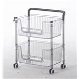 2TIER SHELVES BREIS 38.5x27.6x50.5 CLEAR