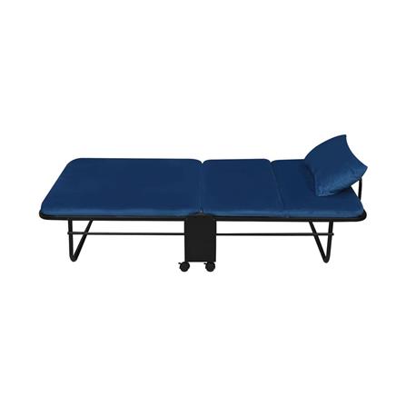 FOLDABLE BED WITH TOPPER HOME LIVING STYLE SKY 105X198X42CM NAVY [EXCLUSIVE FROM HOMEPRO THAILAND]
