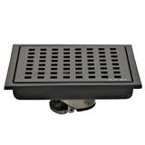 CABANA STAINLESS STEEL FLOOR TRAP DRAIN CB6409-BL 150X150MM