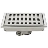 CABANA STAINLESS STEEL FLOOR TRAP DRAIN CB6409 150X150MM