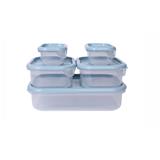 FOOD CONTAINER 5PCS SET KECH GREY 2X250ML,2X1L & 1X2.25L