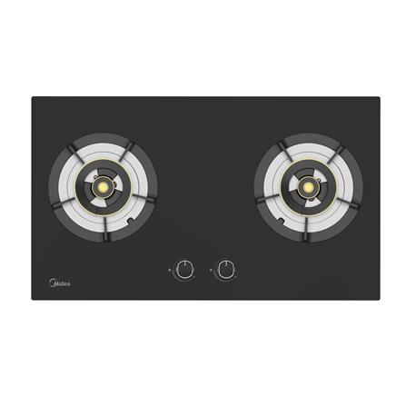 MIDEA GAS HOB MGH-2590GL(RFID) 2BURNERS 5.2KW 76CM WITH INTERLINK HOOD & HOB