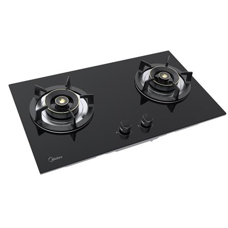 MIDEA GAS HOB MGH-2590GL(RFID) 2BURNERS 5.2KW 76CM WITH INTERLINK HOOD & HOB