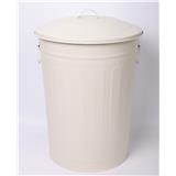 ROUND DUSTBIN META ACCO 48L CREAM 32X40X54CM