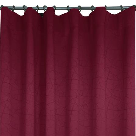 HLS CURTAIN HOOK LILY UV 140X180CM RED