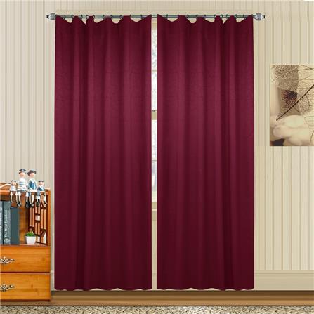 HLS CURTAIN HOOK LILY UV 140X180CM RED
