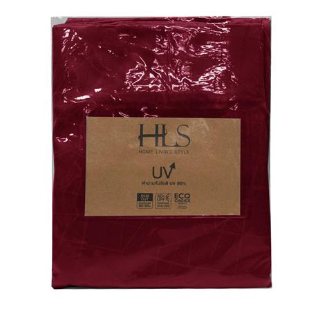HLS CURTAIN HOOK LILY UV 140X180CM RED