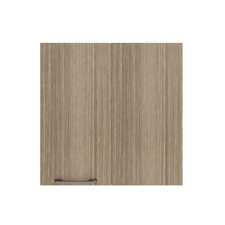 WPC RIGHT CORNER WALL CABINET WITH BLACK HANDLE ENZO 80X80 CM EMPIRE OAK [EXCLUSIVE FROM HOMEPRO THAILAND]