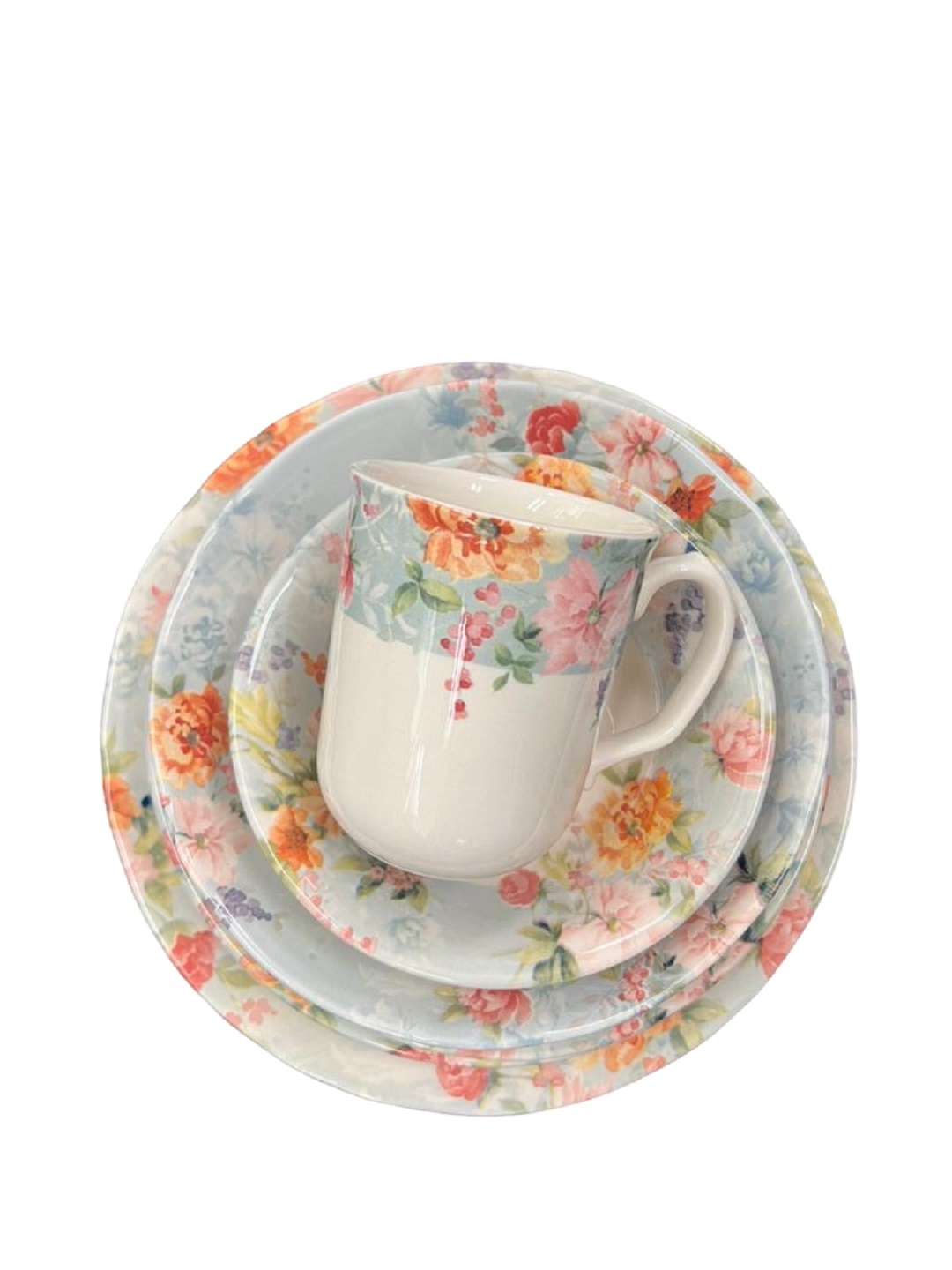CLAYTAN CRIMSON BLUE  8.25IN SALAD PLATE