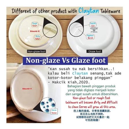 CLAYTAN CRIMSON BLUE 10.2IN DINNER PLATE