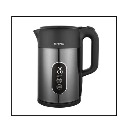 KHIND KETTLE EK1500D 2200W 1.5L COOL TOUCH STAINLESS STEEL DOUBLE WALL