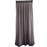 HLS SHEER CURTAIN HOOK VERA 140X250CM GRAY