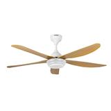KHIND CEILING FAN CF56DC4RL LED 5BLADES FLAT WHITE 56"