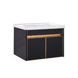 SORENTO COUNTER WASHBASIN SRTBF31414 BLACK ROSE GOLD