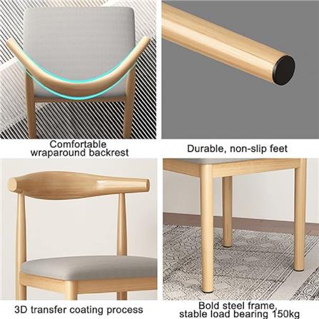 DINING CHAIR RESTAURANT GREY