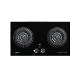 LIVINOX FLEXIBLE GAS HOB LGH-PEBBLE 2B-BL 2BURNER 6.5KW 78CM