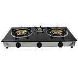FABER GLASS TOP GAS STOVE FC GLAZZO G3713 3BURNERS 3.6KW