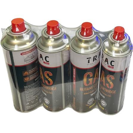TRAC PRO BUTANE GAS CATRIDGE 4IN1 PACK 230G