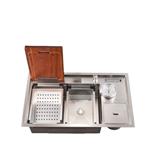 LIVINOX BUILT IN WORK SINK LWS-8652S STAINLESS STEEL 304 1BOWL 86CM