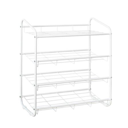 4 TIER SHOE RACK RACKII 66.8X30X74CM WHITE