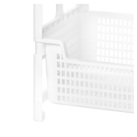 3TIER SHELVES STACKO PURE 40.7x32.7x72.5CM WHITE