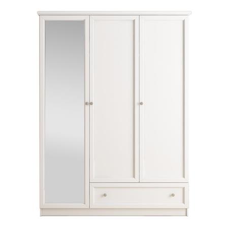 WARDROBE WITH 3 DOORS FURDINI HELENA 150CM WHITE [EXCLUSIVE FROM HOMEPRO THAILAND]