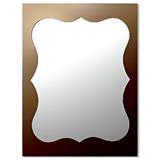 MODERN BATH TWO TONE BRONZE RT. MIRROR MX-1824 CROWN 60X45CM