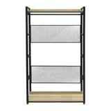 OPEN WARDROBE WITH 1 CLOTHES RAIL FURDINI PLANK 120CM BROWN/BLACK [EXCLUSIVE FROM HOMEPRO THAILAND]