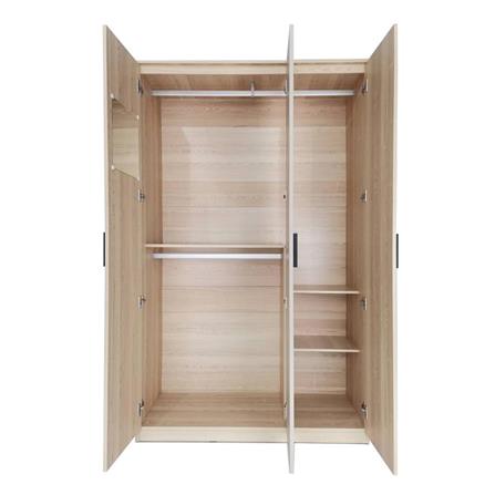 WARDROBE WITH 3 DOORS FURDINI THRU WD1254 120CM OTTAWA/SANDSTONE [EXCLUSIVE FROM HOMEPRO THAILAND]
