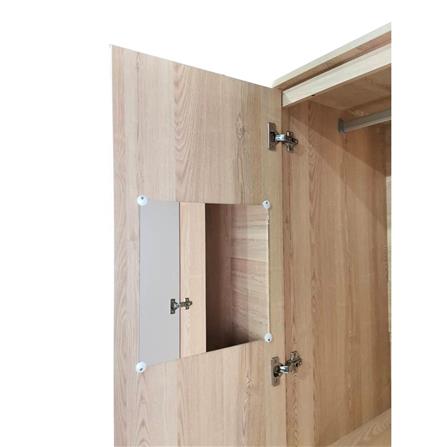 WARDROBE WITH 3 DOORS FURDINI THRU WD1254 120CM OTTAWA/SANDSTONE [EXCLUSIVE FROM HOMEPRO THAILAND]