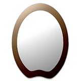 MODERN BATH TWO TONE BRONZE RT. MIRROR MX-1824 OLIVE 60X45CM