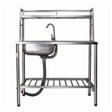 SINK STAND 1B1D PARNO SW10050 STAINLESS STEEL [EXCLUSIVE FROM HOMEPRO THAILAND]