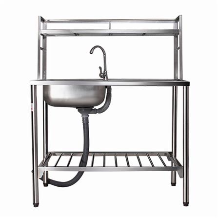 SINK STAND 1B1D PARNO SW10050 STAINLESS STEEL [EXCLUSIVE FROM HOMEPRO THAILAND]