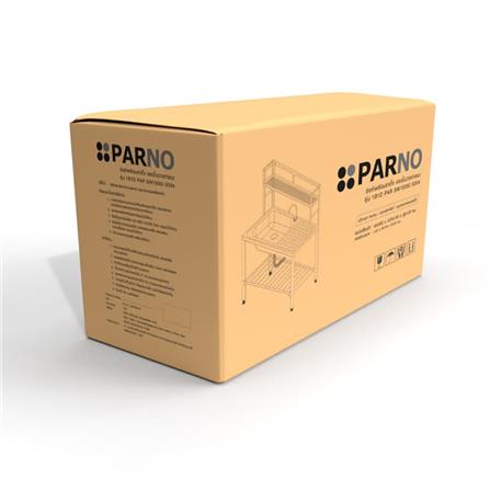 SINK STAND 1B1D PARNO SW10050 STAINLESS STEEL [EXCLUSIVE FROM HOMEPRO THAILAND]