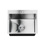BUILT-IN SQUARE SINK AXIA TRITON 6050 1B STAINLESS STEEL [EXCLUSIVE FROM HOMEPRO THAILAND]