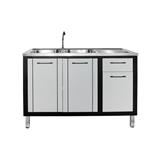 FREESTANDING CABINET CABIN HARVIN 2B1D 120X85X50CM GREY [EXCLUSIVE FROM HOMEPRO THAILAND]