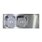 Built-in Sink 2B1D AXIA PP 12050 SS [EXCLUSIVE FROM HOMEPRO THAILAND]