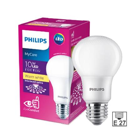 PHILIPS MYCARE LED BULB E27 3000K WARM WHITE 10W