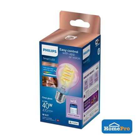 PHILIPS WFB LED FILAMENT CLEAR A60 E27 822-65 RGB CL 6.3W